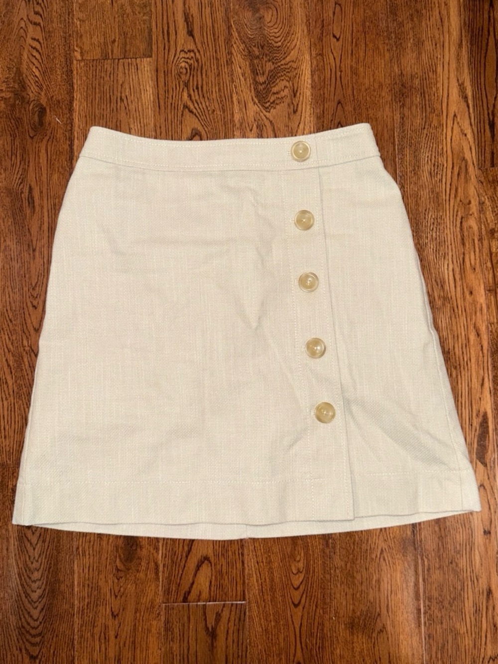 Ann Taylor beige/tan Button detail Skirt